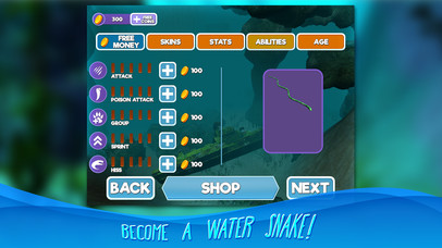 Water Snake Underwater Hunting Simulator screenshot 2