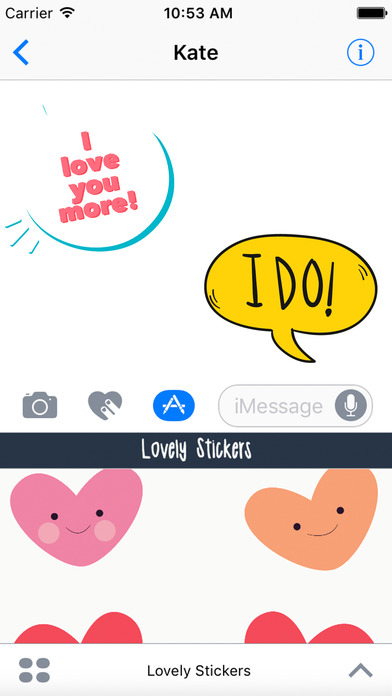Love Stickers & Hearts Lovers only screenshot 2