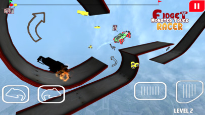 Fidget Spinner Monster Truck Race screenshot 2