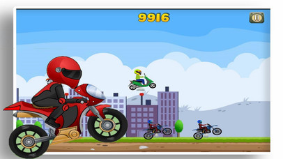 Motorbike Sky Racing 2D screenshot 2