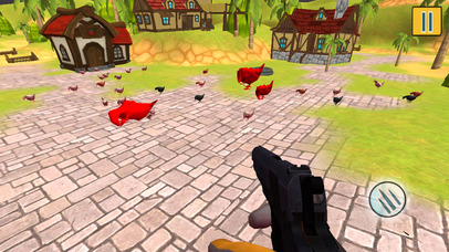 Angry Chicken Shooting 3D screenshot 2