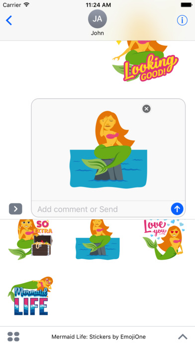 Mermaid Life: Stickers by EmojiOne screenshot 3