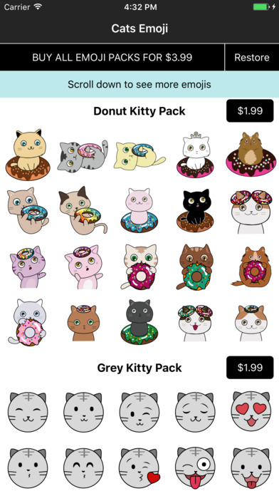 Cat Emoji & Stickers screenshot 3