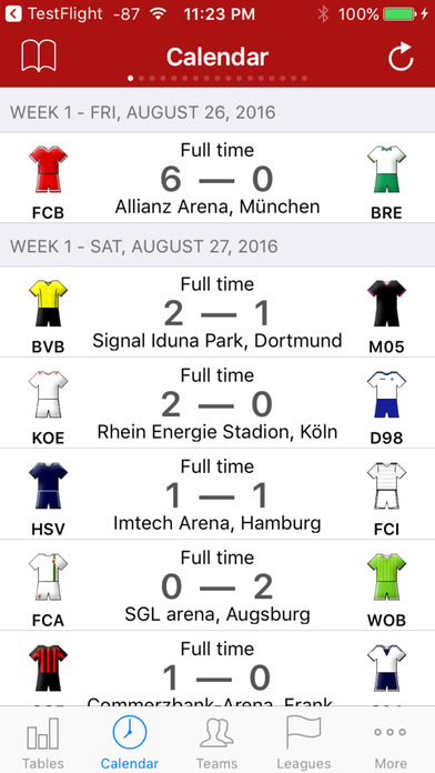 Deutsche Football 2017-2018 screenshot 2