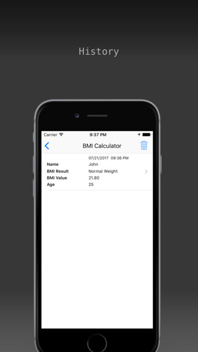 BMI Calculator - Weight Control & Body Mass Index screenshot 3