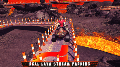 Lava Quad Bike Parking Simulator & Thrilling Ride screenshot 4