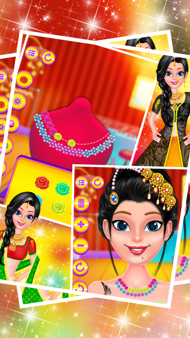 indian bridal makeup and dressup for girls screenshot 4