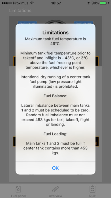 B737 NG fuel system screenshot 2