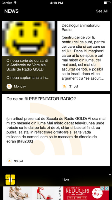 GOLD FM România screenshot 3