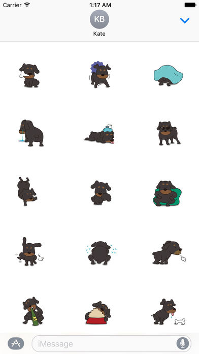 Rottweiler Dog - Rottiemoji Sticker screenshot 2
