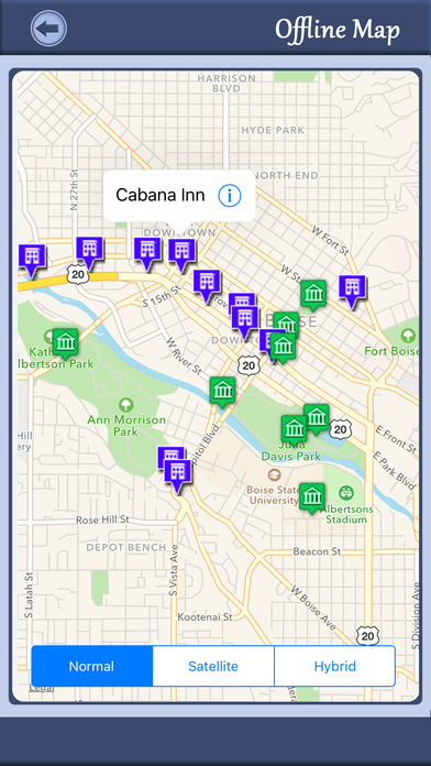 Boise City Tourism Guide & Offline Map screenshot 4