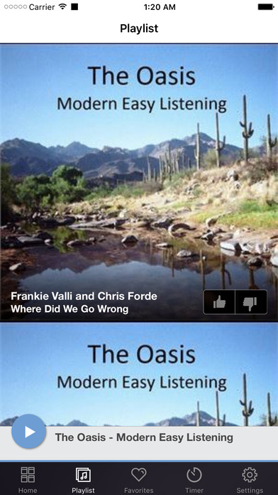 The Oasis - Modern Easy Listening. screenshot 2