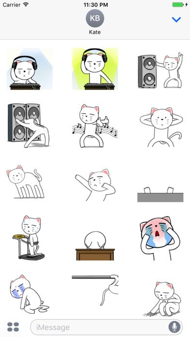 Cat Animated - Stickers screenshot 2