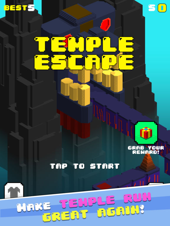 Temple Escape: Runner & Racing Pixel screenshot 4