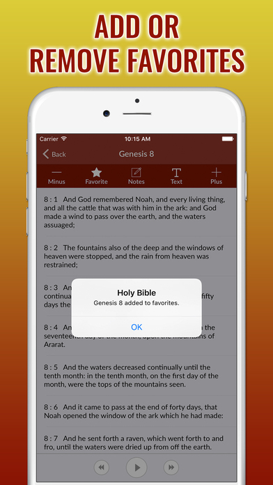 Holy Bible Audio (King James Version) screenshot 4