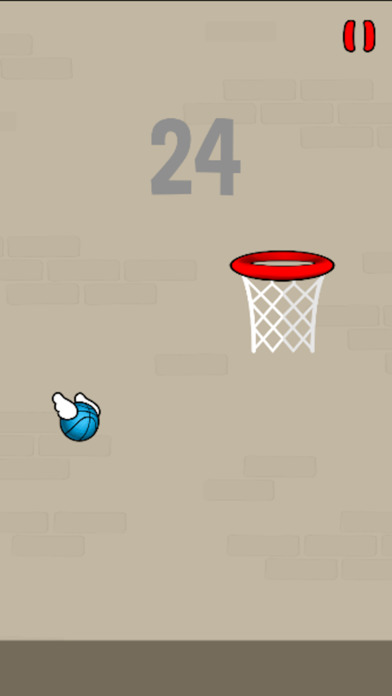 Flappy Dunk - Ball through the Basket screenshot 2