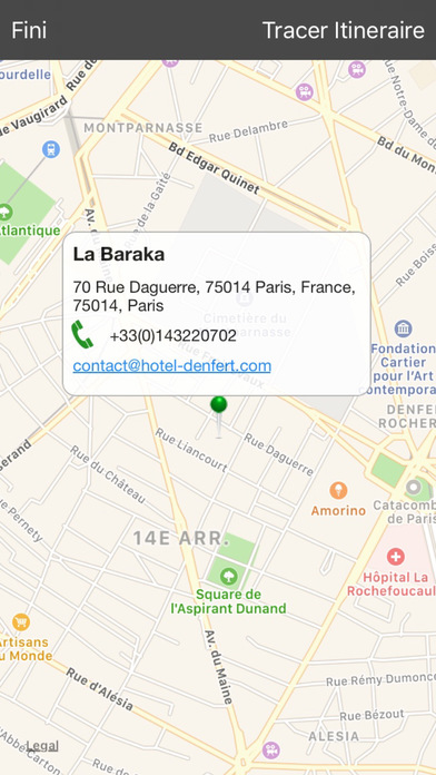 La Baraka Restaurant - Hôtel Denfert screenshot 2