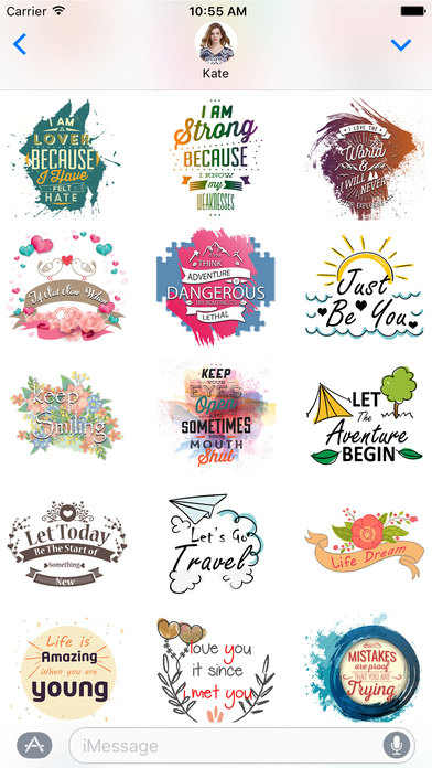Vibes - Illustrated Stickers Pack for iMessage screenshot 4