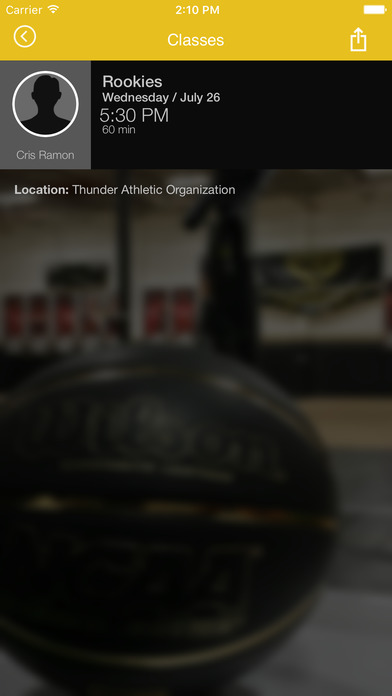 Thunder Athletic Organization screenshot 3