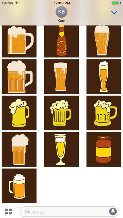 Craft beer stickers & emoji screenshot 2