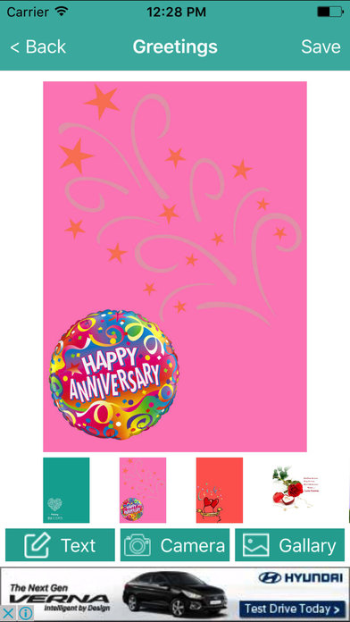 Anniversary Wishes Card Maker screenshot 2