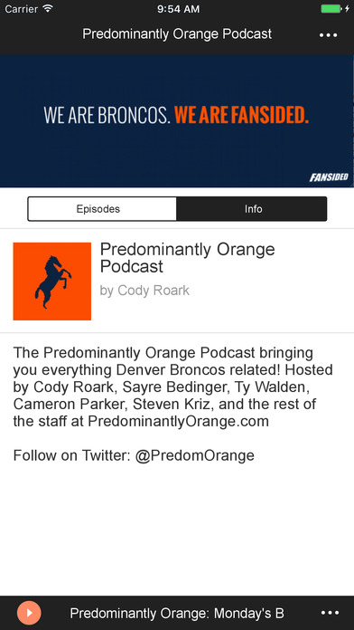 Predominantly Orange Podcast screenshot 2