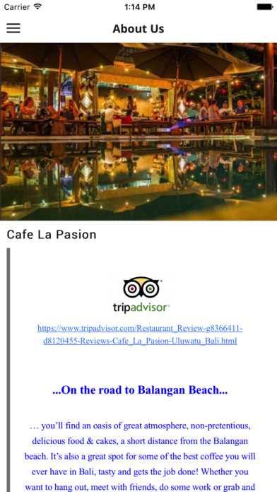 Cafe La Pasion screenshot 4