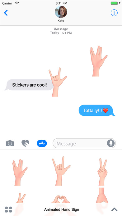 Animated Hand Sign screenshot 2