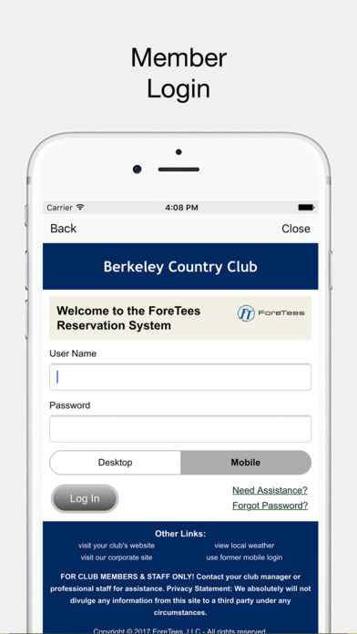 Berkeley Country Club screenshot 2