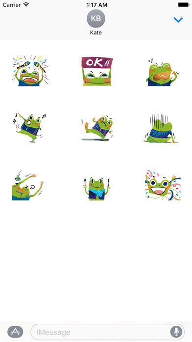 Frog and Love Sticker screenshot 3