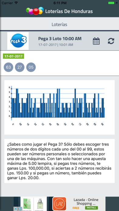 Loterías de Honduras screenshot 3