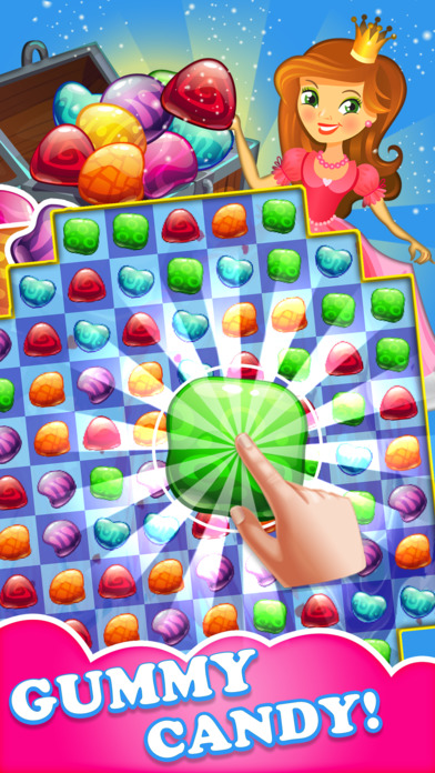 Gummy Candy Blast: Match 3 fun screenshot 2