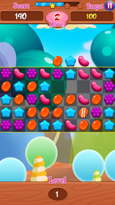 Jelly garden - match 3 crush screenshot 4