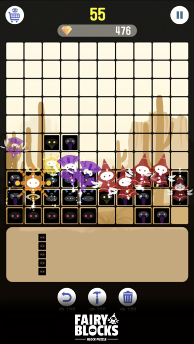 頭が良くなるブロック パズル ゲーム FairyBlocks screenshot 3