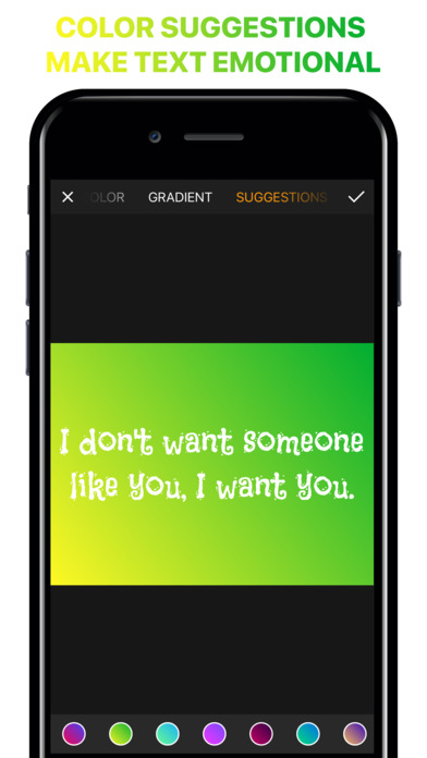 Texty - Colorful Text Status & Caption Maker screenshot 2