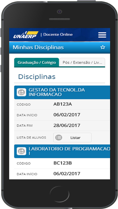 Docente Online Mobile screenshot 4
