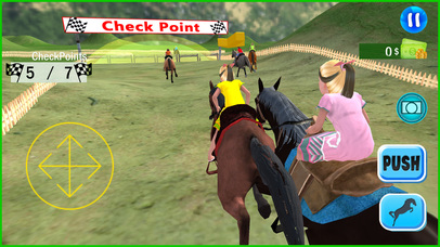 Mountain Horse Rider Race screenshot 4