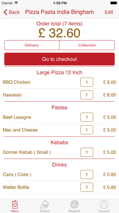 Pizza Pasta India Bingham in Nottingham NG13 screenshot 4