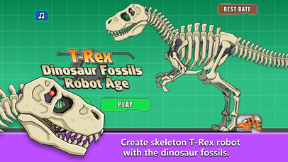 T-Rex Dinosaur Fossils Robot Age screenshot 4