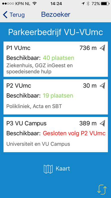 Parkeren VU-Vumc screenshot 3