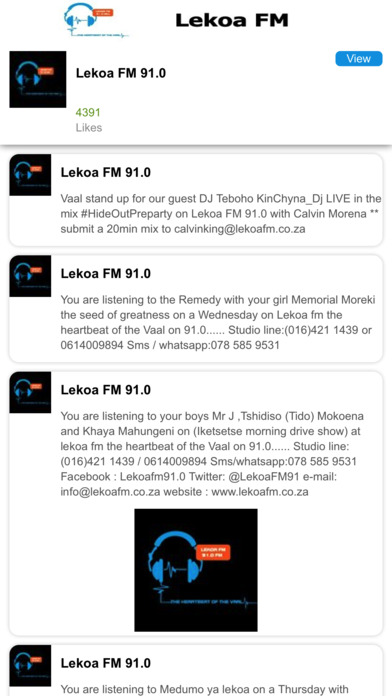 Lekoa FM screenshot 3
