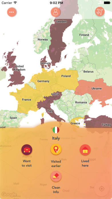 ScratchMap: record your trips screenshot 2