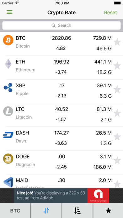 Crypto Rate screenshot 2