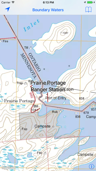 Boundary Waters Canoe Area Wilderness — eπ Maps screenshot 2