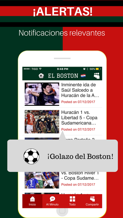 El Boston - Fútbol de Montevideo, Uruguay screenshot 2