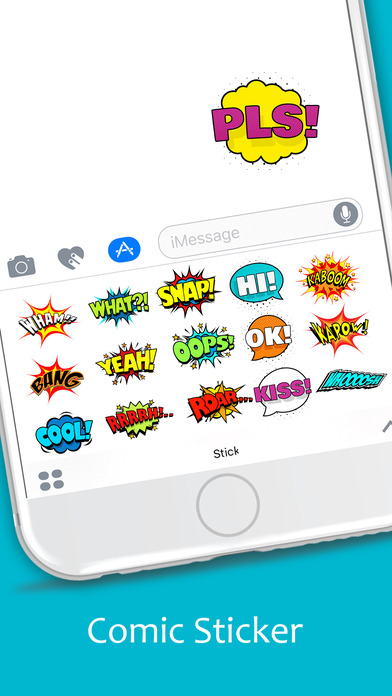 Comic Emoji Stickers Pack screenshot 2