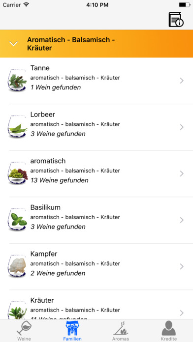 Wein Aromen screenshot 3