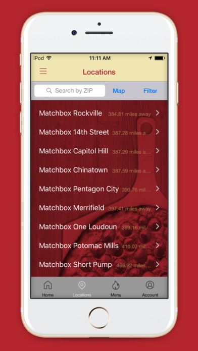 Matchbox Restaurants screenshot 3