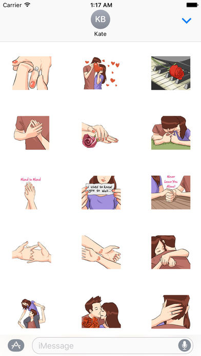 LoveMoji - Signs of Love Sticker screenshot 2