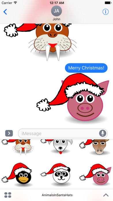 Animals In Santa Hats screenshot 2